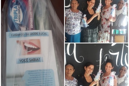 Palestra sobre saúde bucal